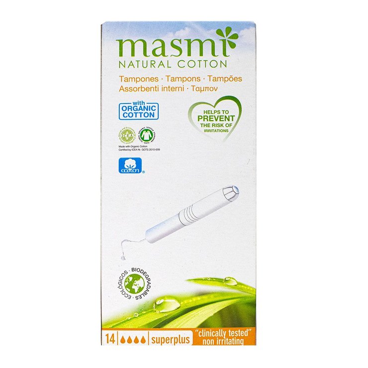 Masmi Natural cottonTampons Superplus 14 tampons