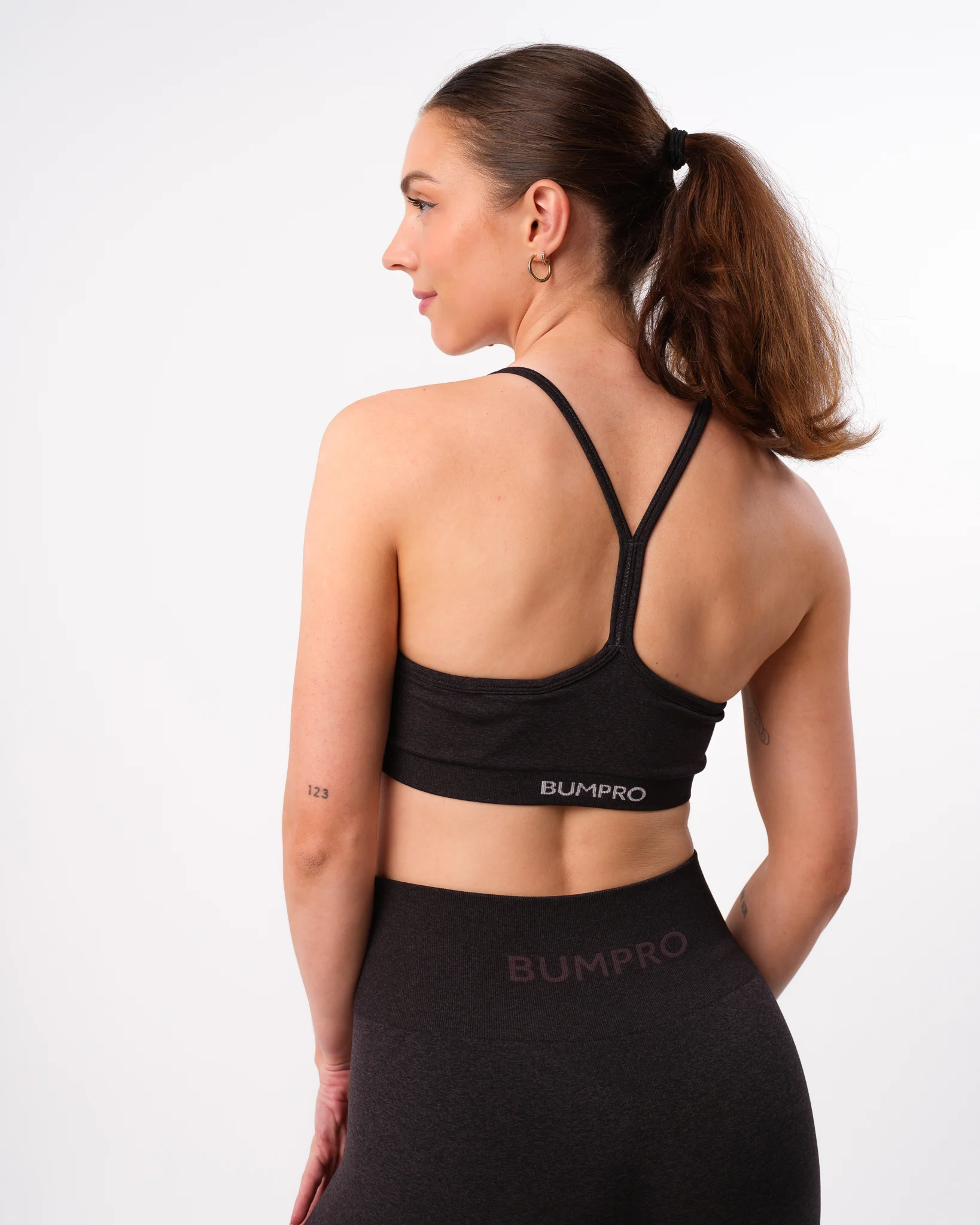 Bumpro Beam Clean Mini Bra Black Iron Marl