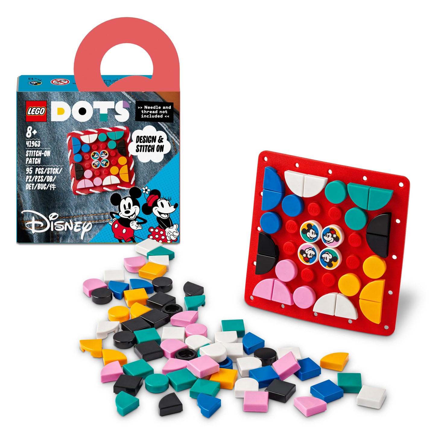 LEGO DOTS 41963 Mickey & Minnie Mouse: Stitch-on patch