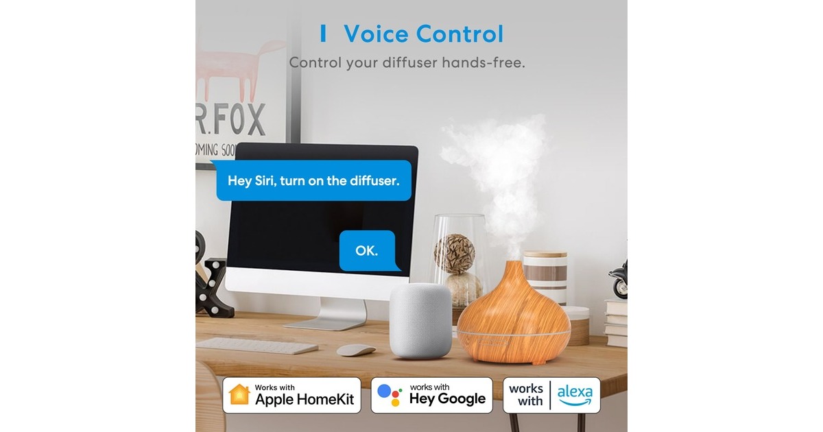 MEROSSMOD150 Smart Wi-Fi Essential Oil Diffuser luchtbevochtiger