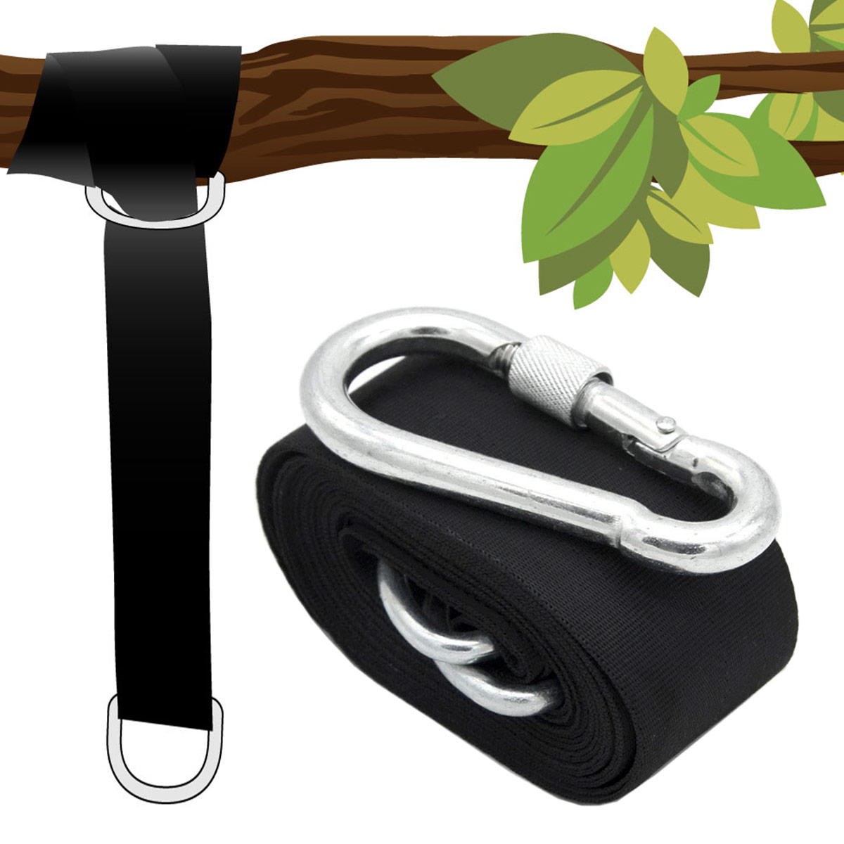 AMANKA 300 x 5 cm hangmat bevestiging