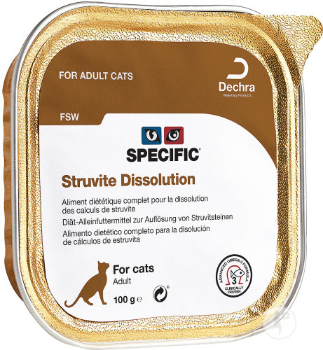 Specific FSW Struvite Dissolution Pour Chat 7x100g