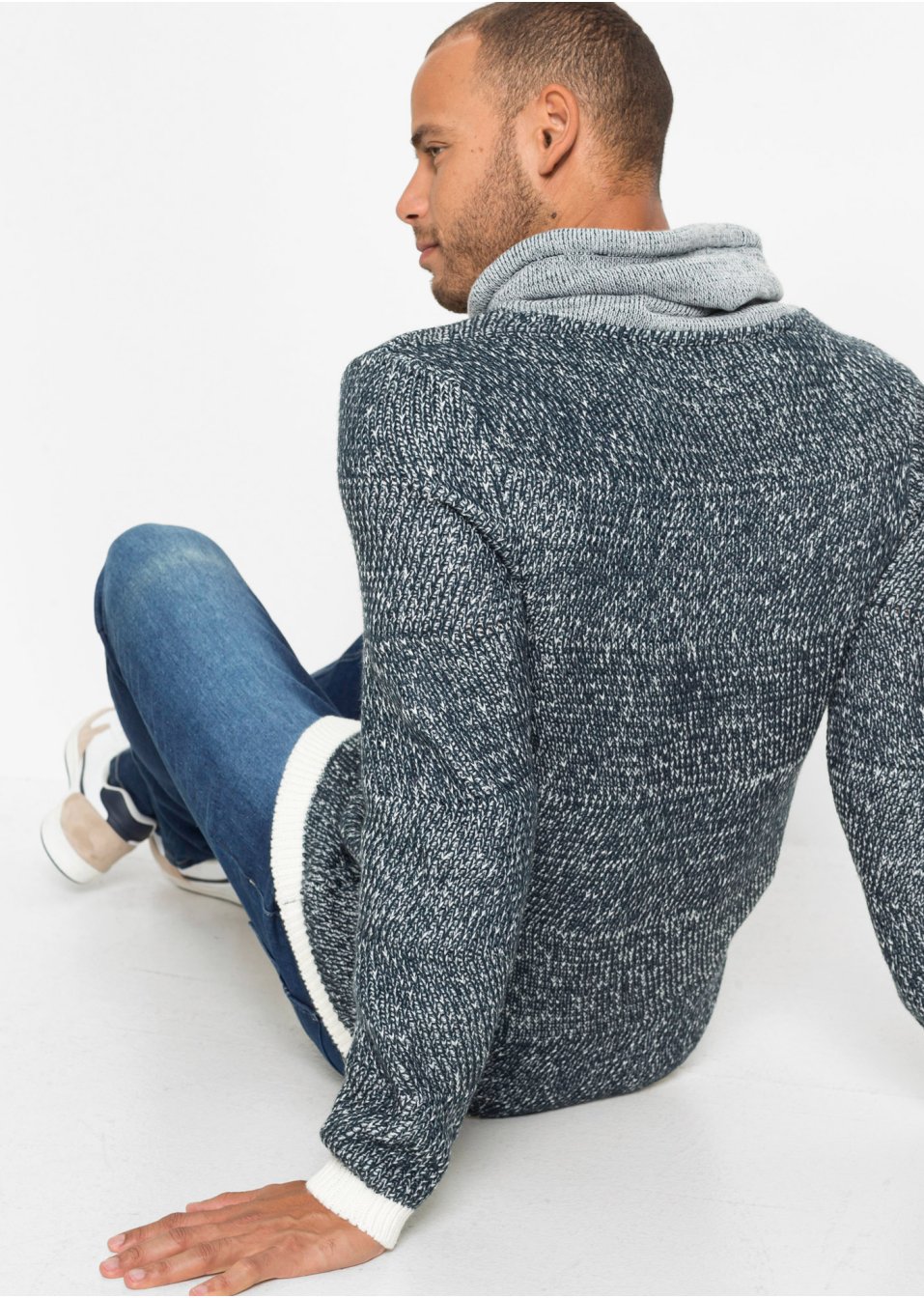 Pull à col châle
