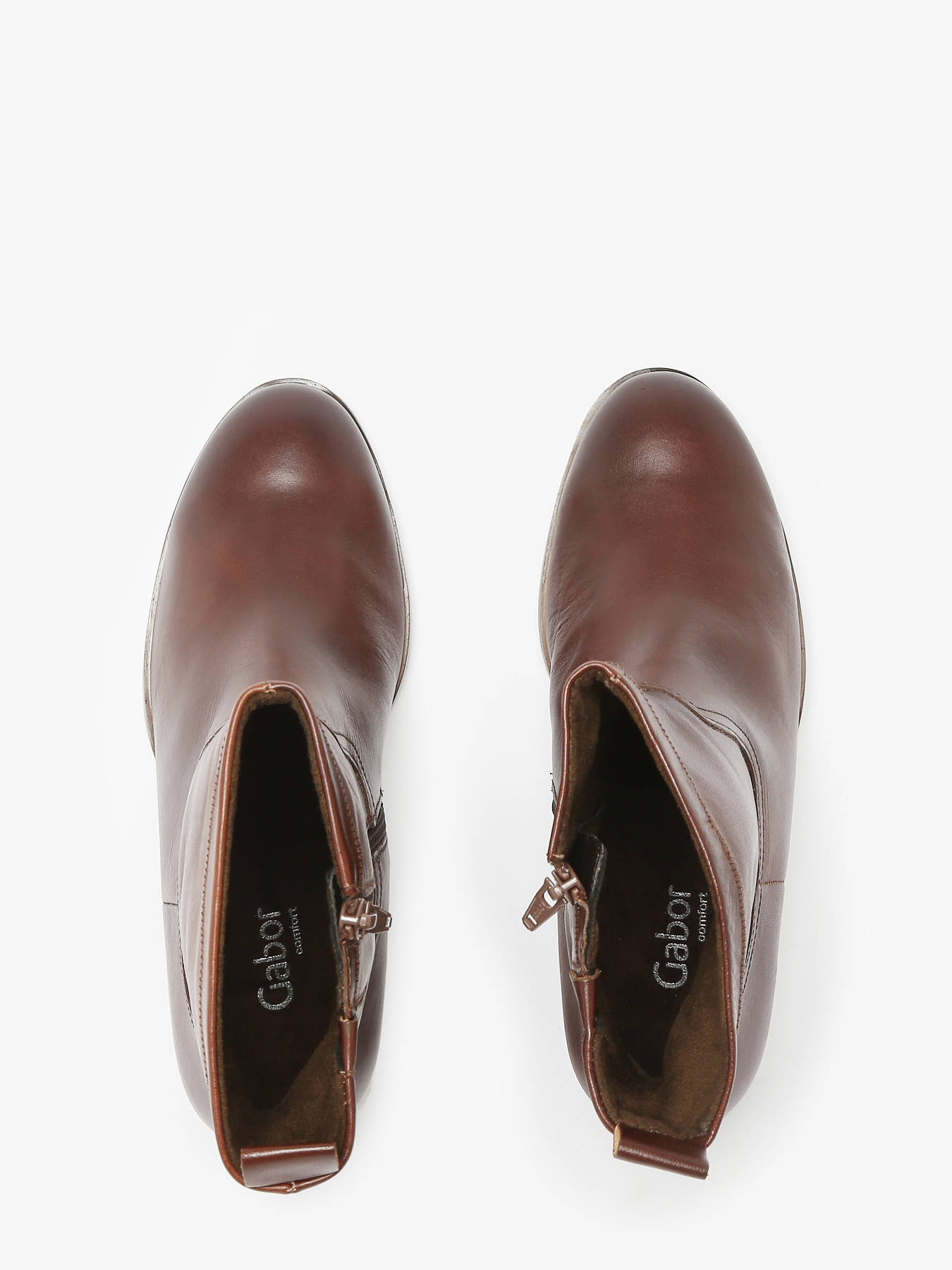Bottines  talon en cuir GABOR