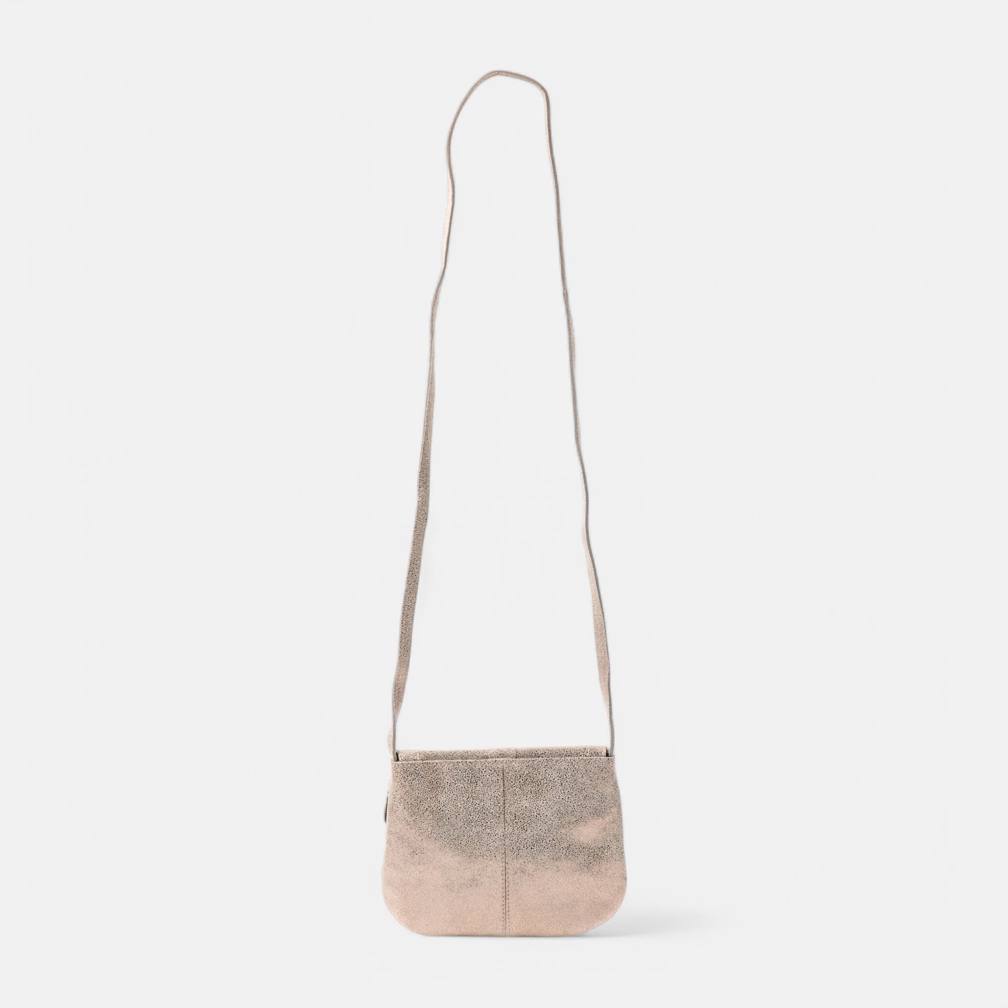 Sac bandoulière en cuir neutre