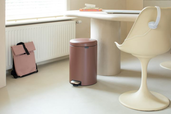 NewIcon Pedaalemmer 20 liter - Satin Taupe