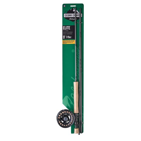 Combo Canne à Mouche Shakespeare Cedar Canyon Elite 9ft (4 Brins)