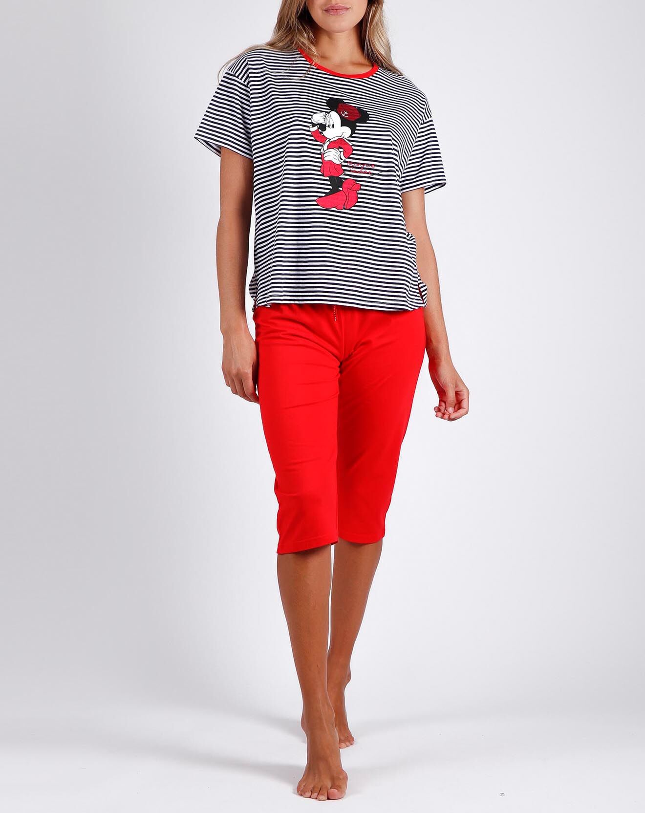 28 Pyjama Pirata Minnie Sailor bleu/rouge