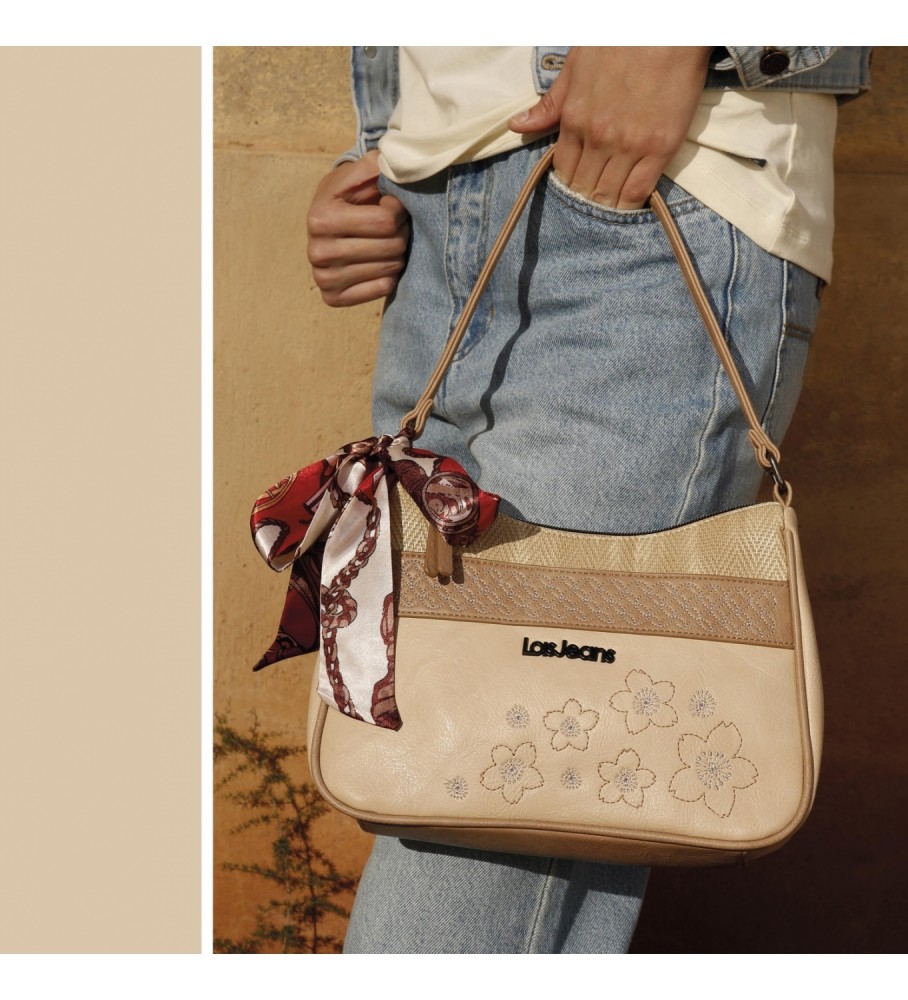 Lois Bolso bandolera Casual 310769 bege -26x18x7cm-