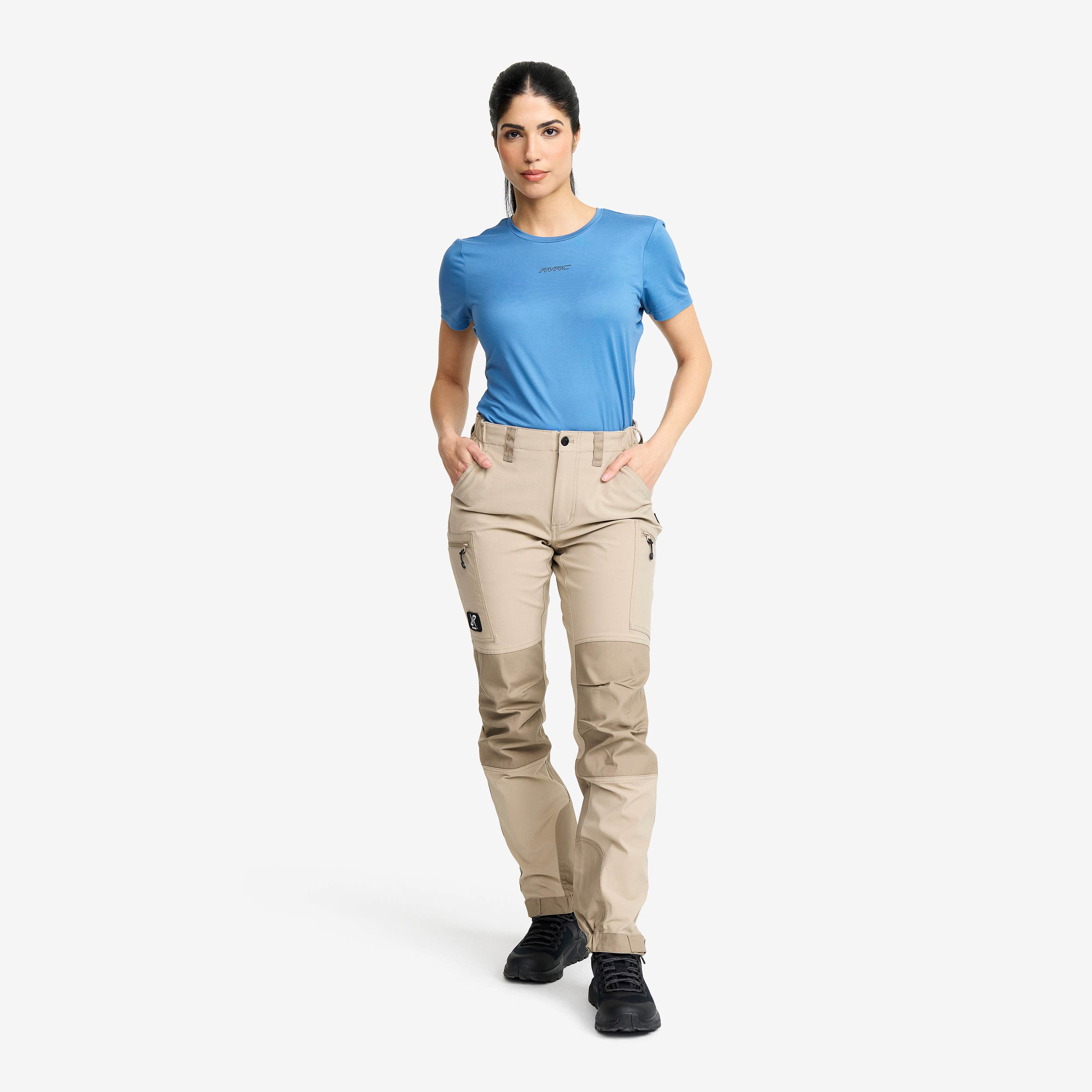 Nordwand Highwaist Stretch Pants Dame Aluminium/Brindle