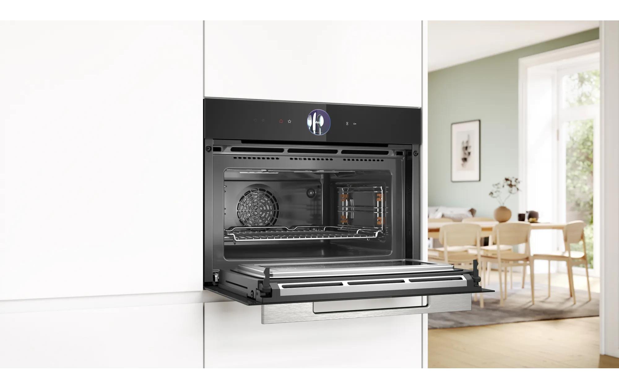 Einbaubackofen mit Mikrowelle CMG7761B1 Schwarz<br>Mikrowelle