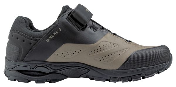 Chaussures de VTT Northwave Spider Plus 3 Beige Noir Homme
