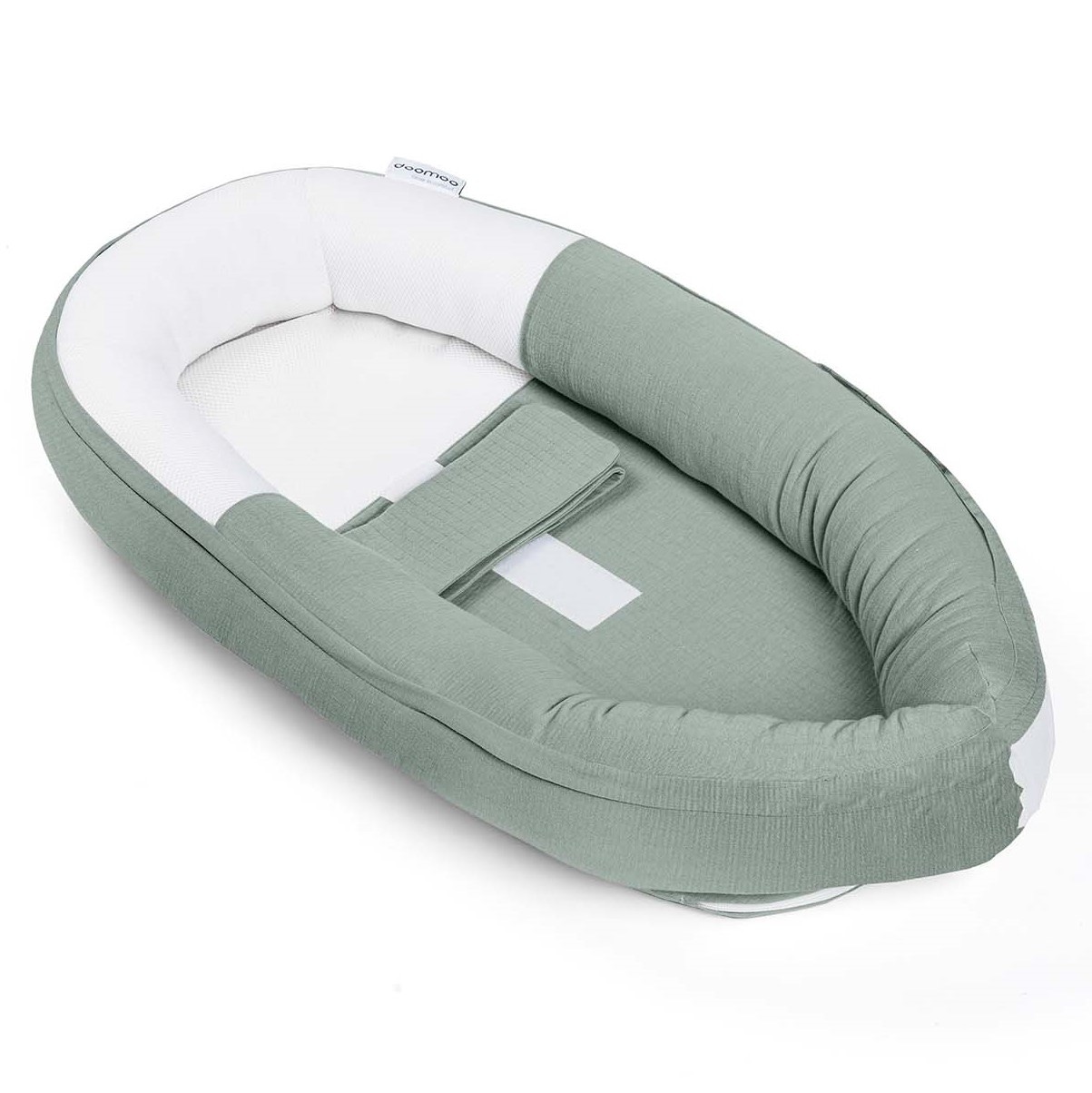 Doomoo cocoon babynestje groen - babynestjes - Prénatal