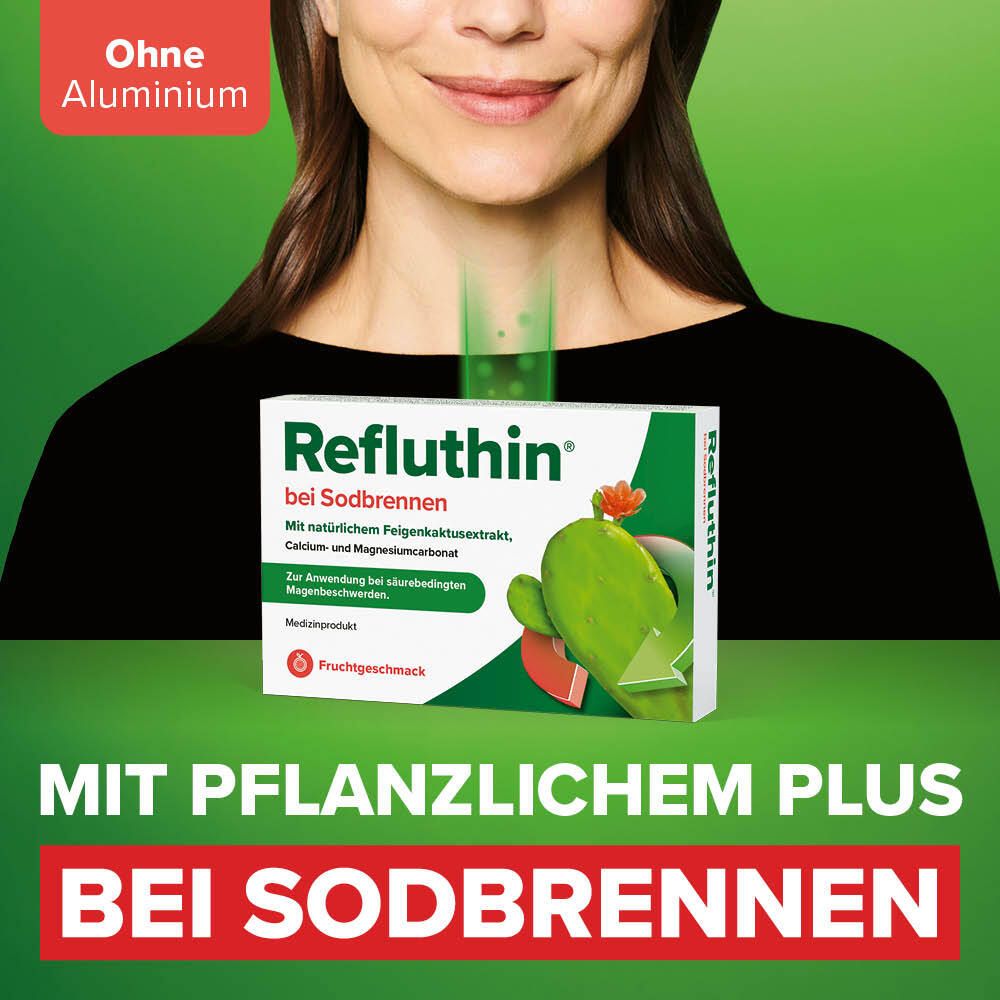 Refluthin® bei Sodbrennen Minze