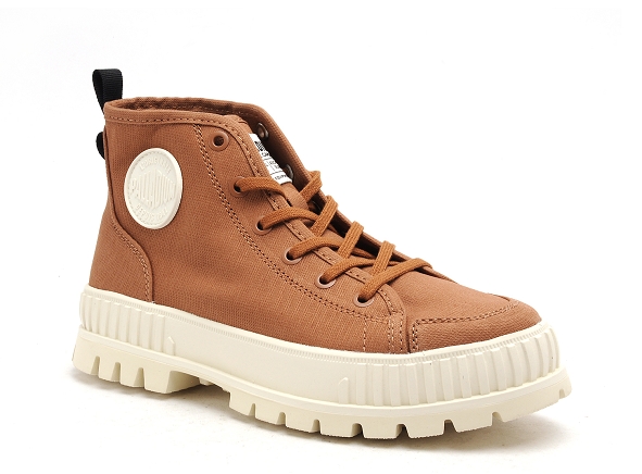 Palladium boots bottine femme pallashock org2 marron