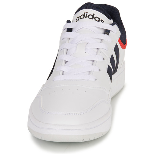 Adidas Sportswear - HOOPS 3.0 - Blanc / Marine / Rouge