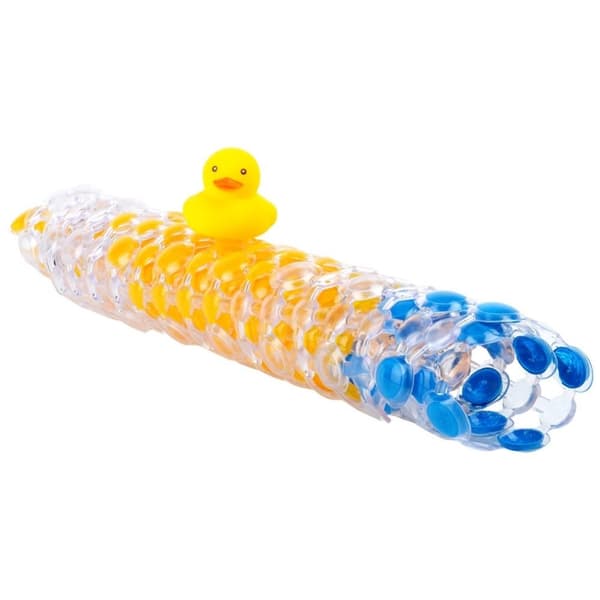 Sklisikker matte med sugekopper og squeaky and for badekar