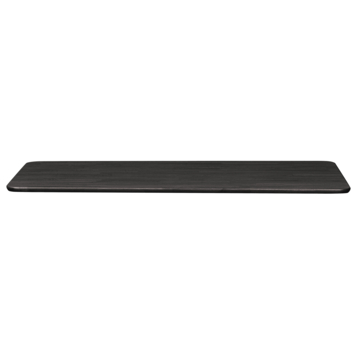 WOOOD tafelblad Tablo afgerond deer brown 24 mm 180x100 cm