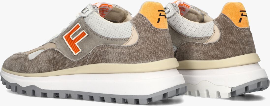 grijze floris van bommel lage sneakers sfm-10238 de gripper