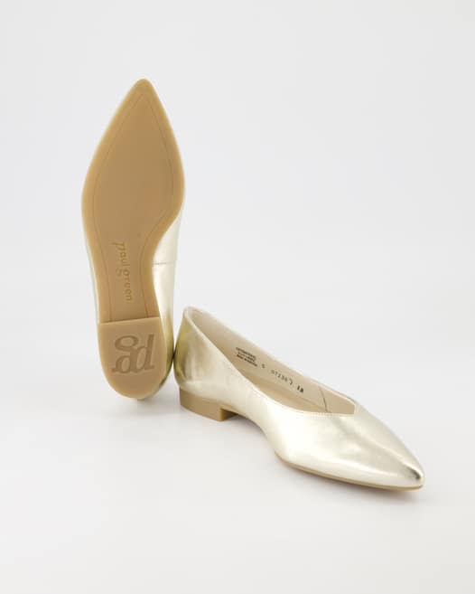 Paul Green 3772-156 Ballerinas in Gold