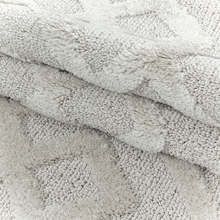 Scandinavisch vloerkleed - Pitea Pattern Creme | Comfortabel