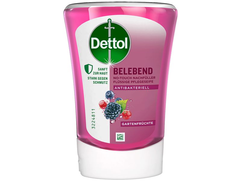 Dettol Seife No-Touch Nachfüller Gartenfrüchte 250 ml Handseife Gardenberries-Duft