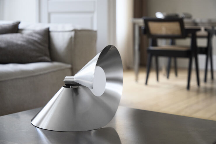 Frandsen Peel Table Lamp EU Brushed stainless steel