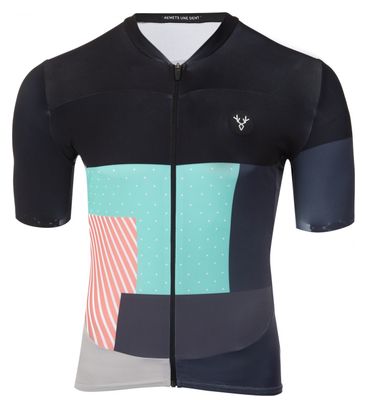 Maillot Manches Courtes LeBram Portet Noir Coupe Ajustée