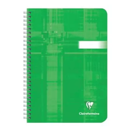 Clairefontaine Spiralbuch mit Doppelspirale DIN A5 14,8x21cm, 90 Blatt, 90g, kariert sortiert