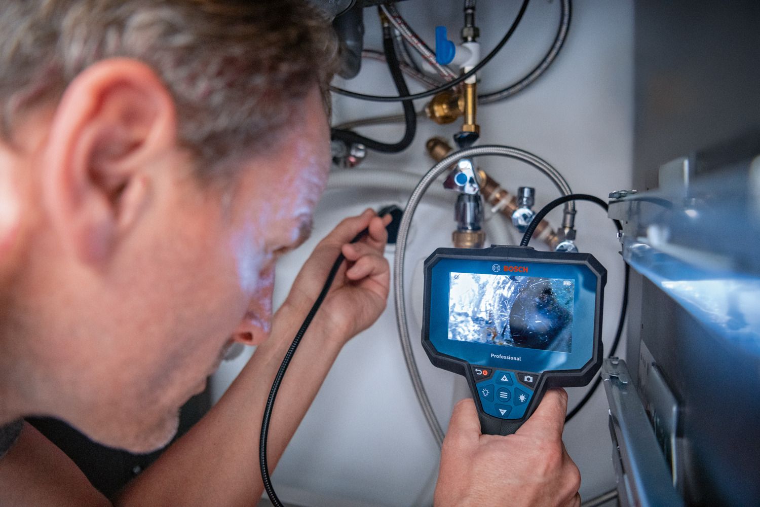 Bosch Professional GIC 12V-5-27 C Accu inspectiecamera 12V met batterijen - 0601241400