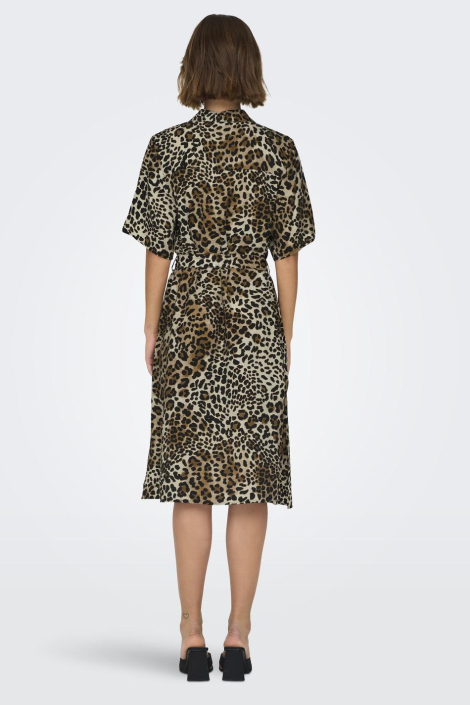 Jacqueline de Yong beige dames jurk