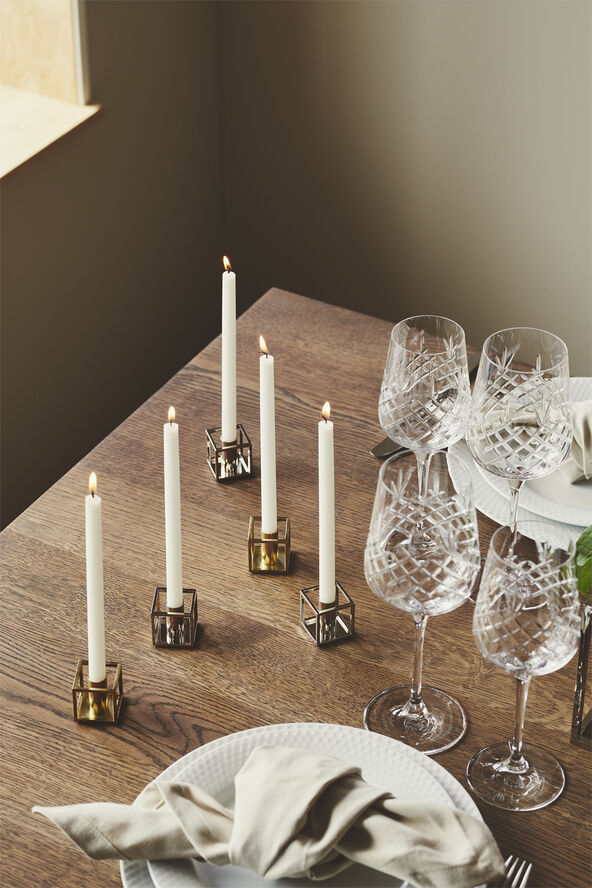 Audo Copenhagen Kubus Candle Holder, Micro Nickel-P