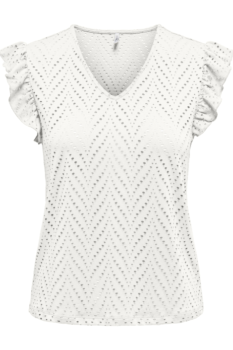 Only witte dames t-shirt