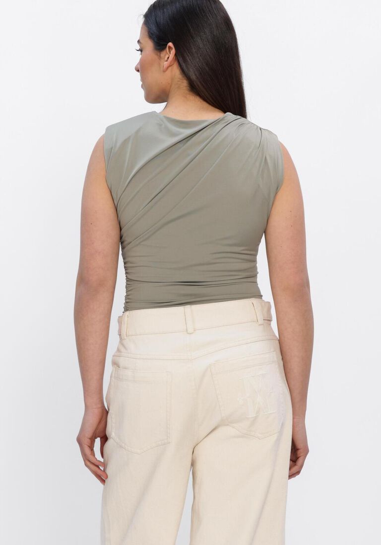 groene rosemunde top billie sl drape top