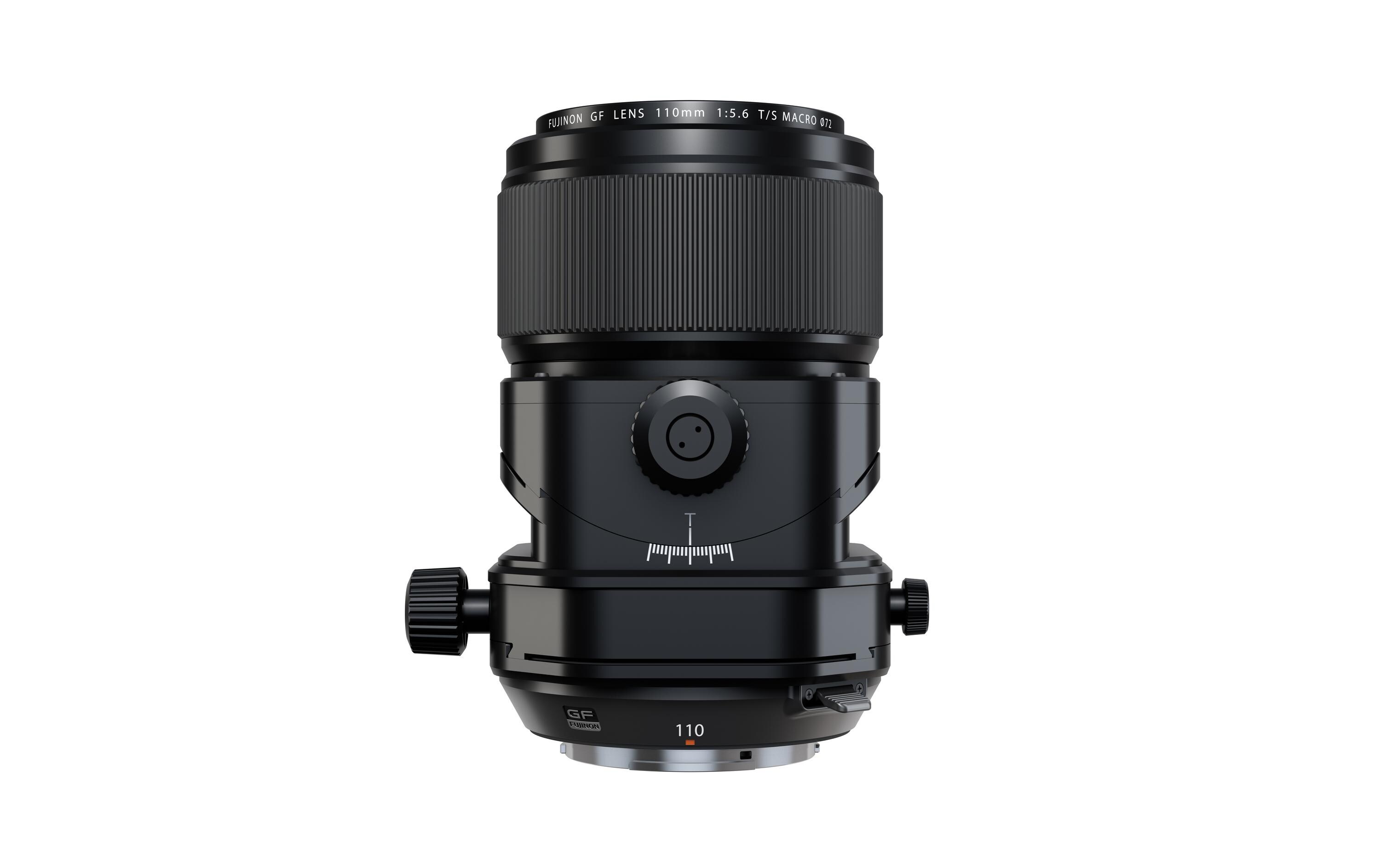 Festbrennweite FUJINON GF 110mm F5.6 T/S Macro – G-Mount<br>Mittleres Tele-Objektiv mit einer Brennweite von 110 mm (äquivalent zu 87 mm KB)