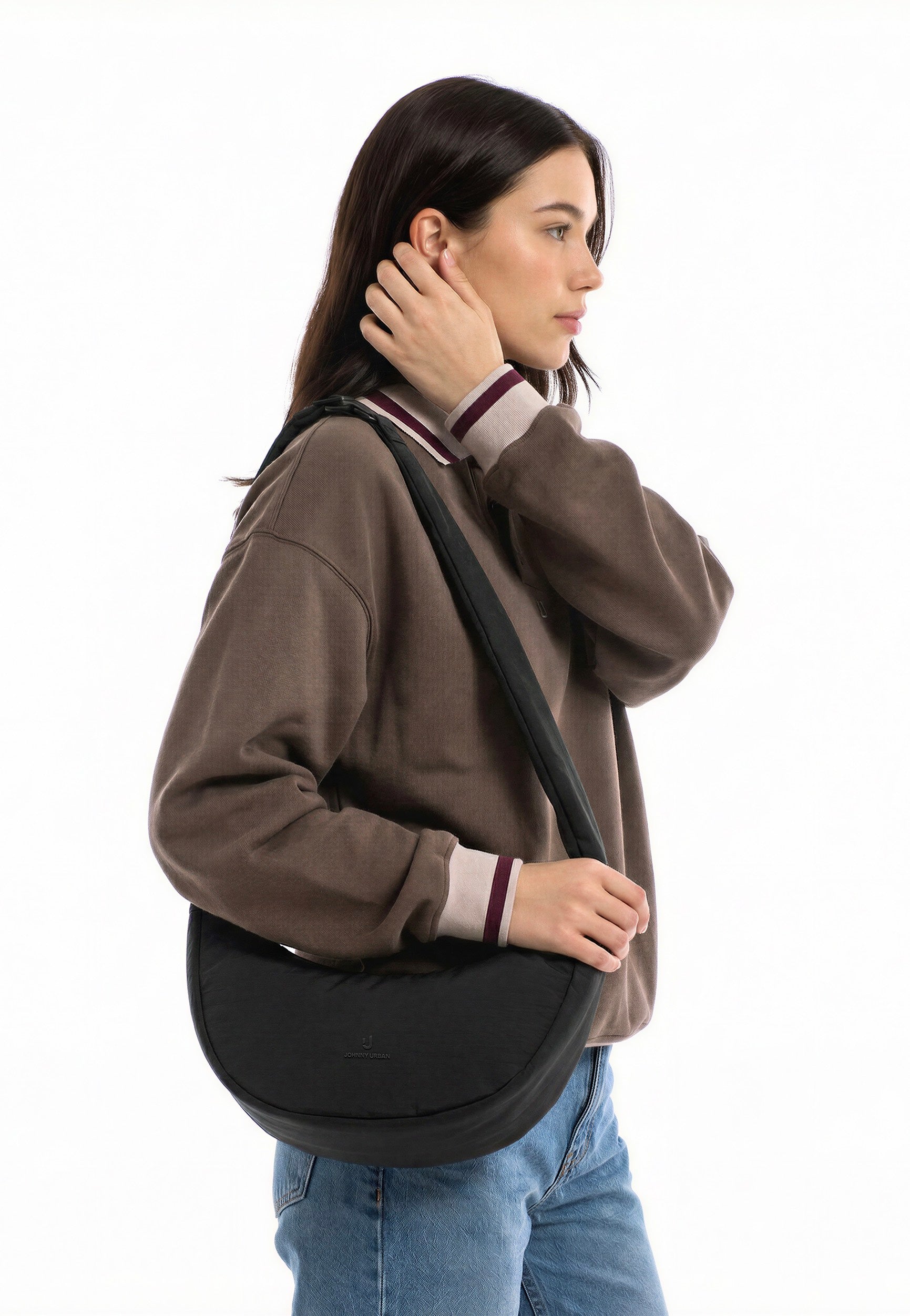 Lou Medium Black - Crossbody Bag
