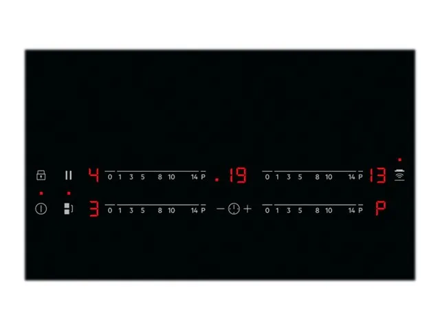 AEG IKE64441FB - Induktions kogeplade - 4 plader - Niche - bredde: 56 cm - dybde: 49 cm - med facetteret ramme - sort
