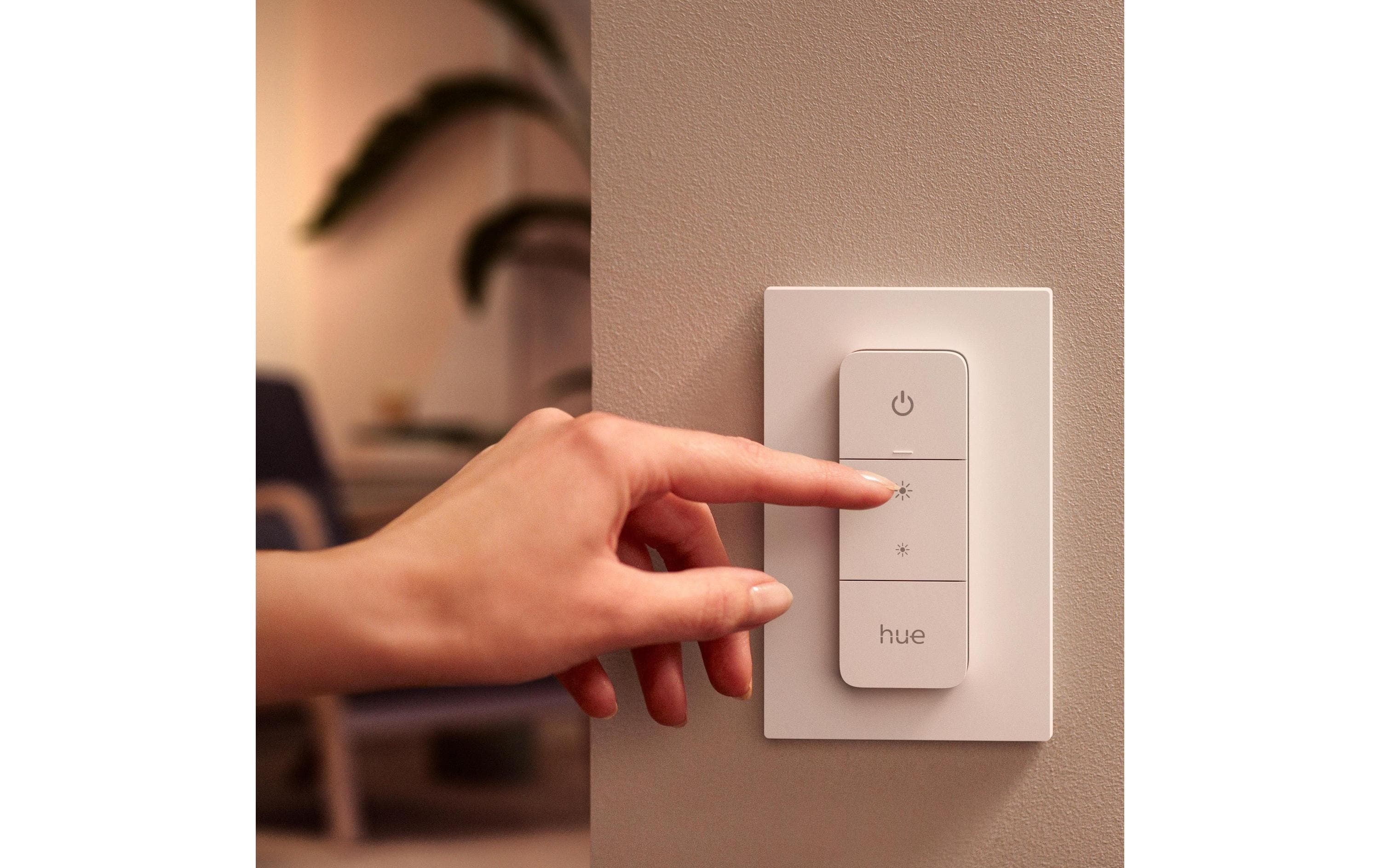 Zubehör Dimmschalter V2 WeissEinzelwand-Schalter zur Erweiterung des bestehenden Hue-Systems