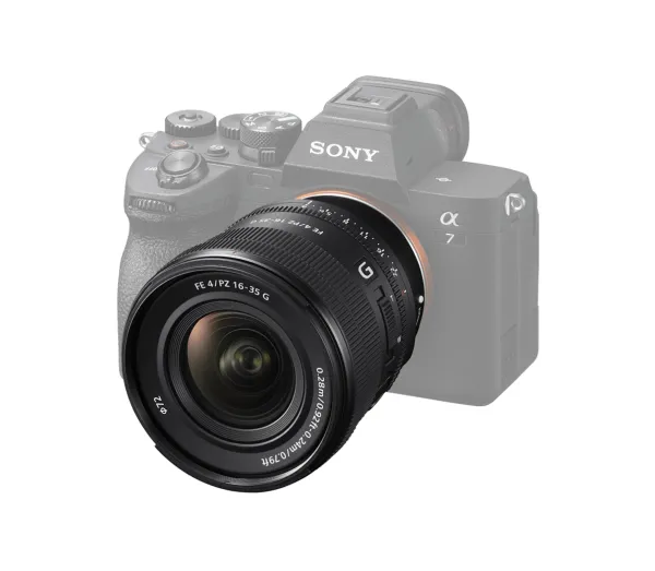 Sony SELP1635G - Zoomobjektiv - 16 mm - 35 mm - f/4.0 FE PZ G - Sony E-mount - for Cinema Line; a VLOGCAM; a1; a1 II; a6700; a7 IV; a7C; a7C II; a7CR; a7R V; a7s III; a9 III