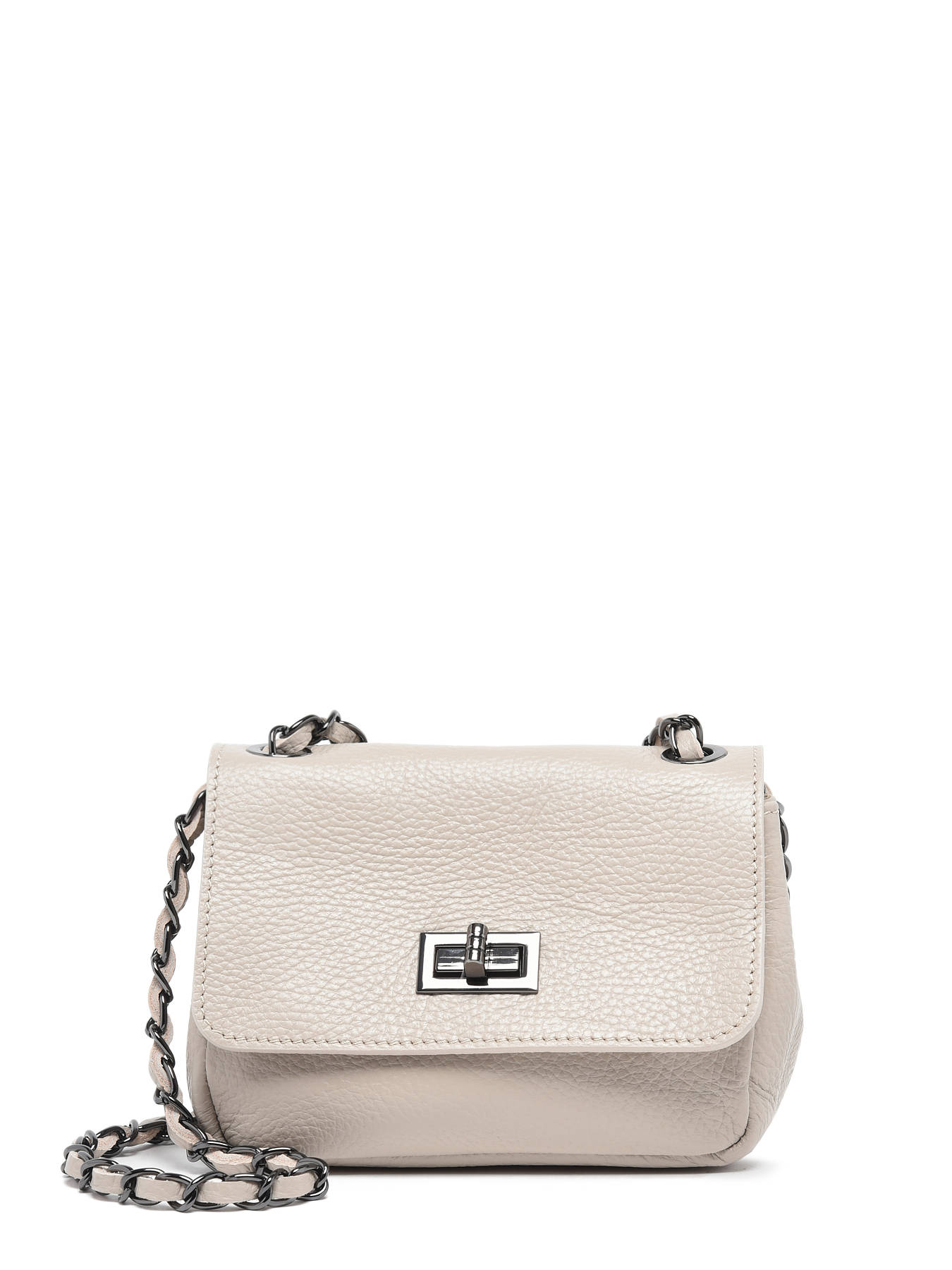 SAC BANDOULIERE Caviar cuir MILANO