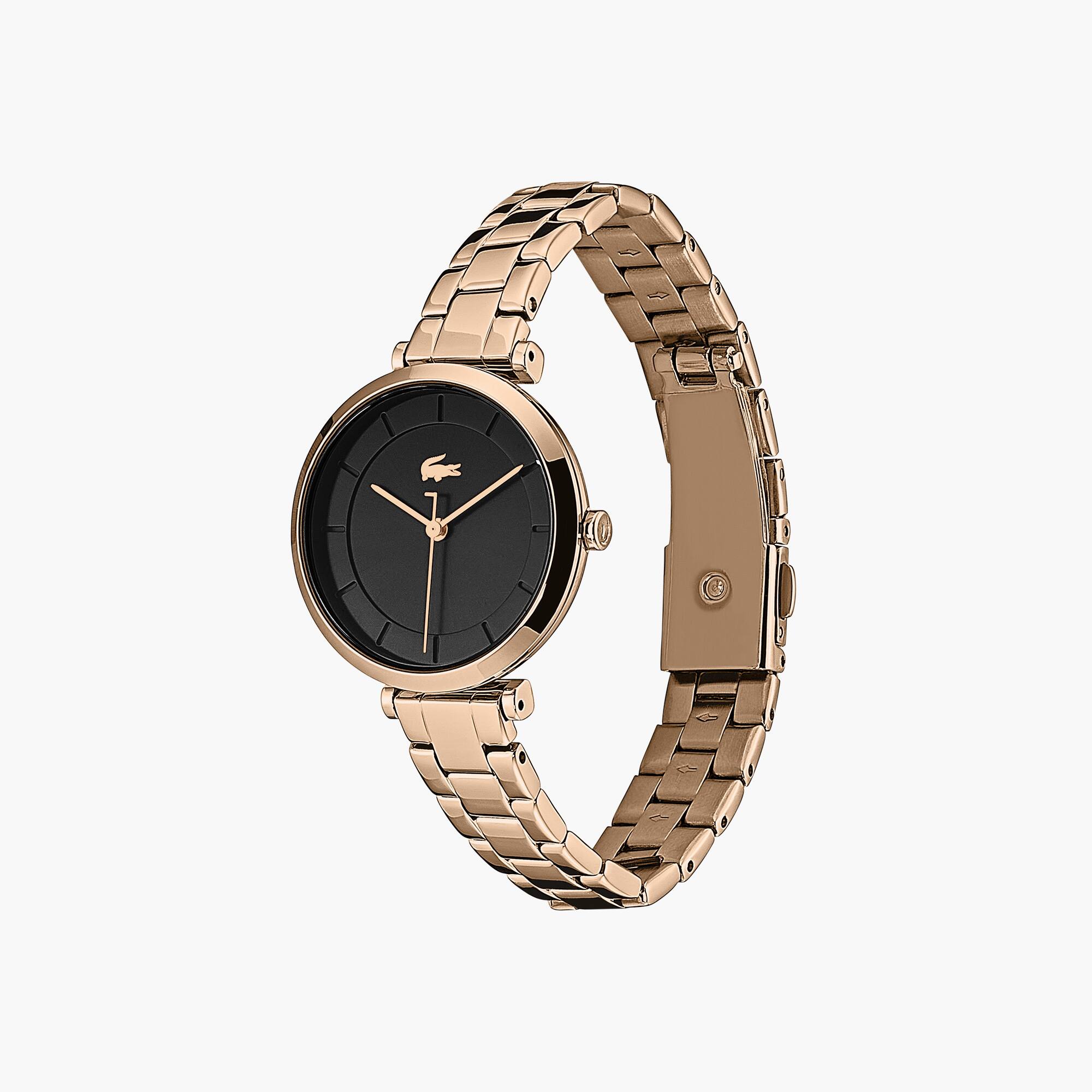Lacoste Geneva Armbanduhr mit Stahlband mit 3 Uhrzeigern Uhren - Weiss - Lacoste - Damen