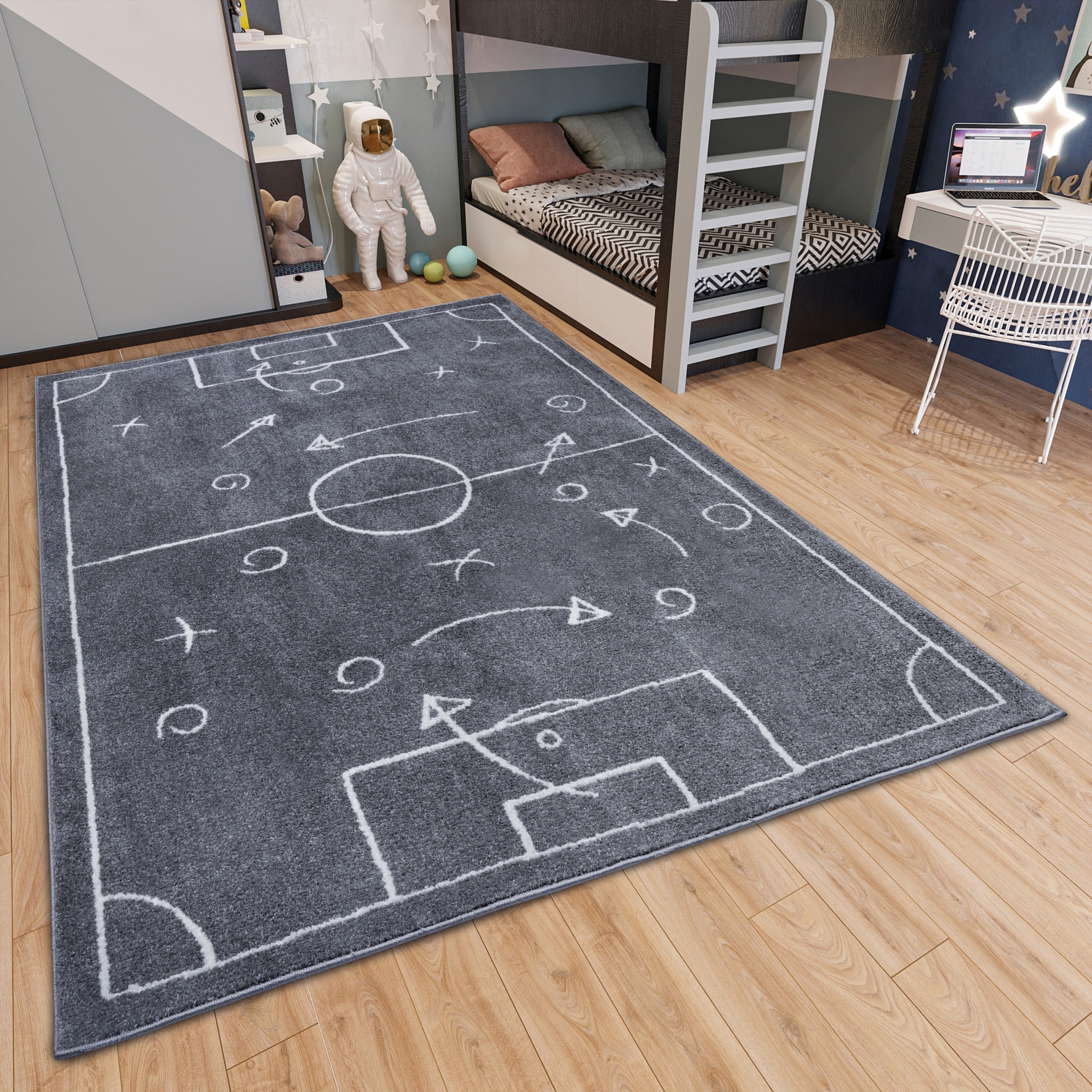 HANSE Home Kinderteppich »Adventures  Gameplan« rechteckig 7 mm Höhe Spielteppich, fest, Kinderzimmer, Kurzflor, Spielunterlage