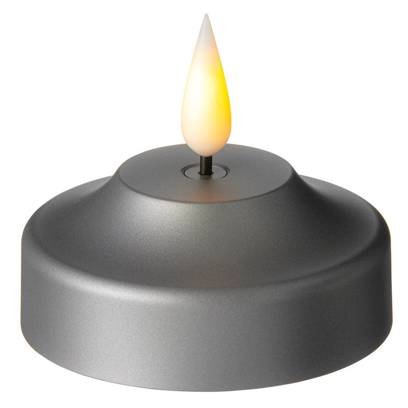 Kooduu Bougie Shine LED noire - D.7x6 cm