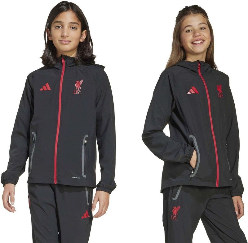 adidas - Liverpool Vis Tech Vest - Zwart Rood - Kids