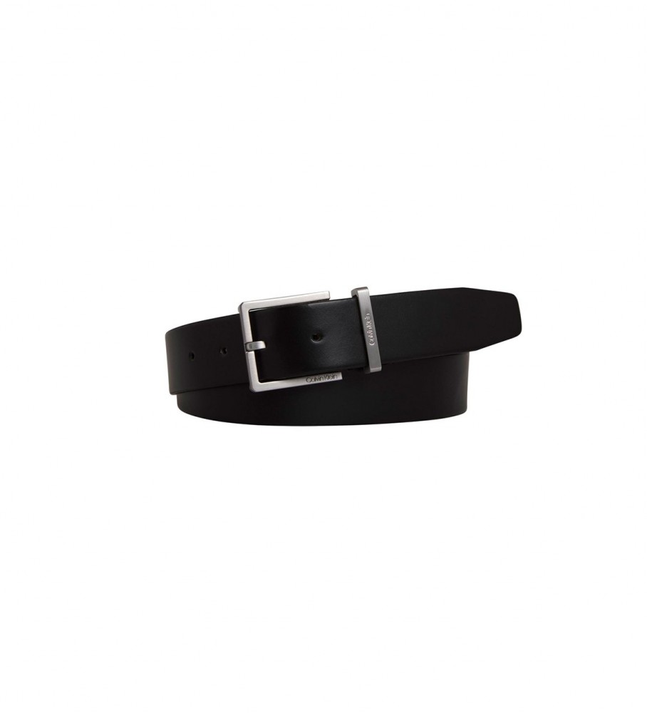 Cinto de couro Calvin Klein, preto