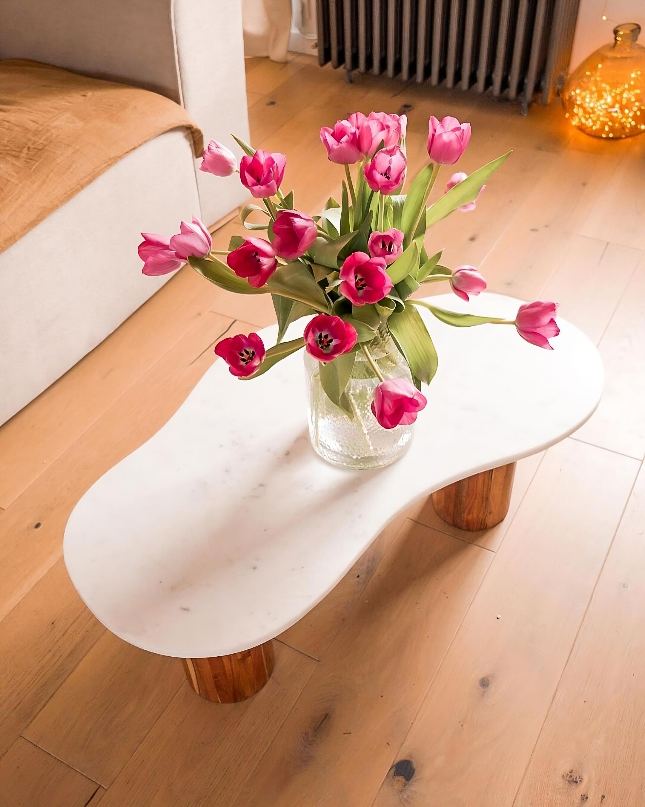 Salontafel CASABLANCA Marmer Wit
