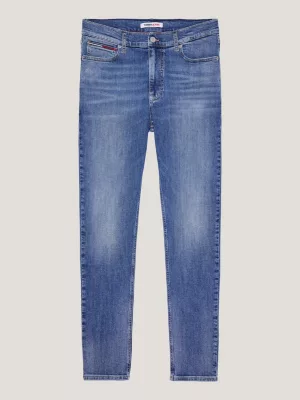 Calça jeans skinny desbotada Simon