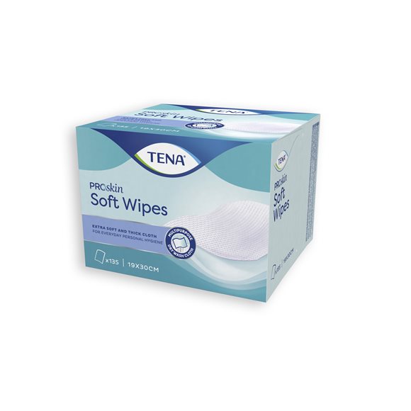 TENA Soft Wipe<br>135 Stück, 19x30cm