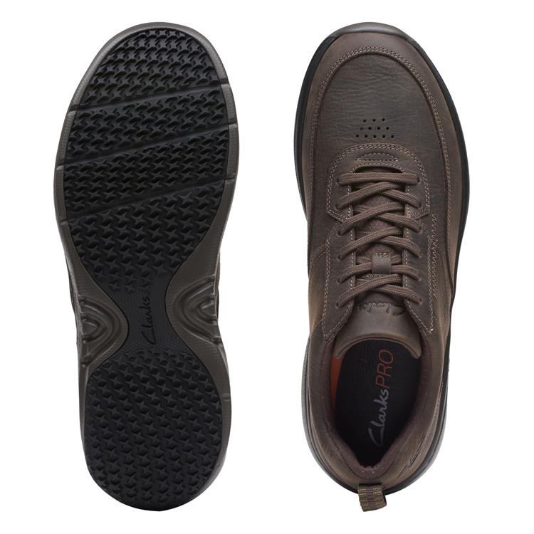 Clarks CLARKSPRO LACE dark brn tumbled
