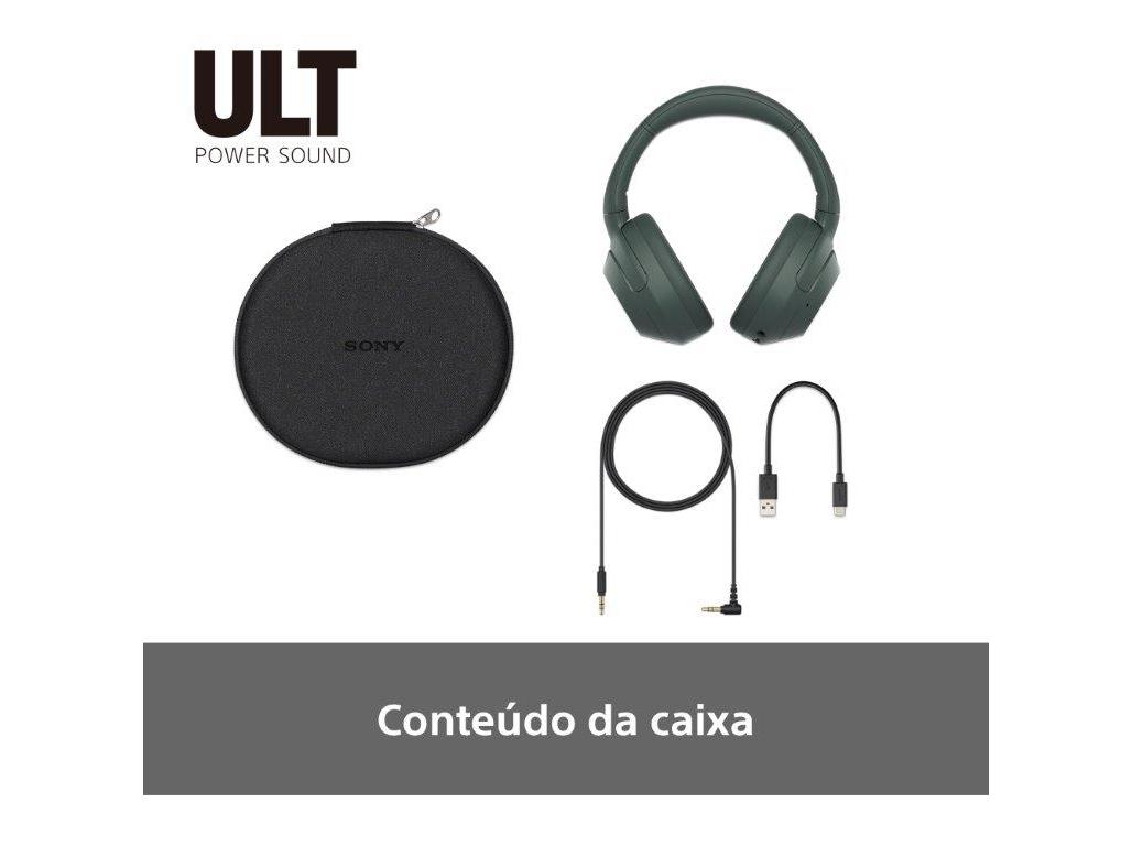AUSCULTADORES BLUETOOTH SONY WH-ULT900NW (NOISE CANCELLING- VERDE)